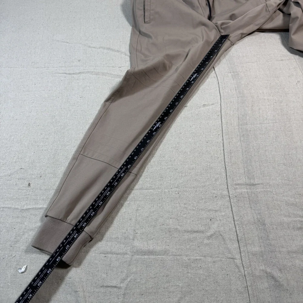 BYLT Elite+ Jogger Pants Mens M Tan Khaki Gym Premium‎ Performance Athleisure